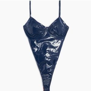 Blue Ivy Park latex leotard